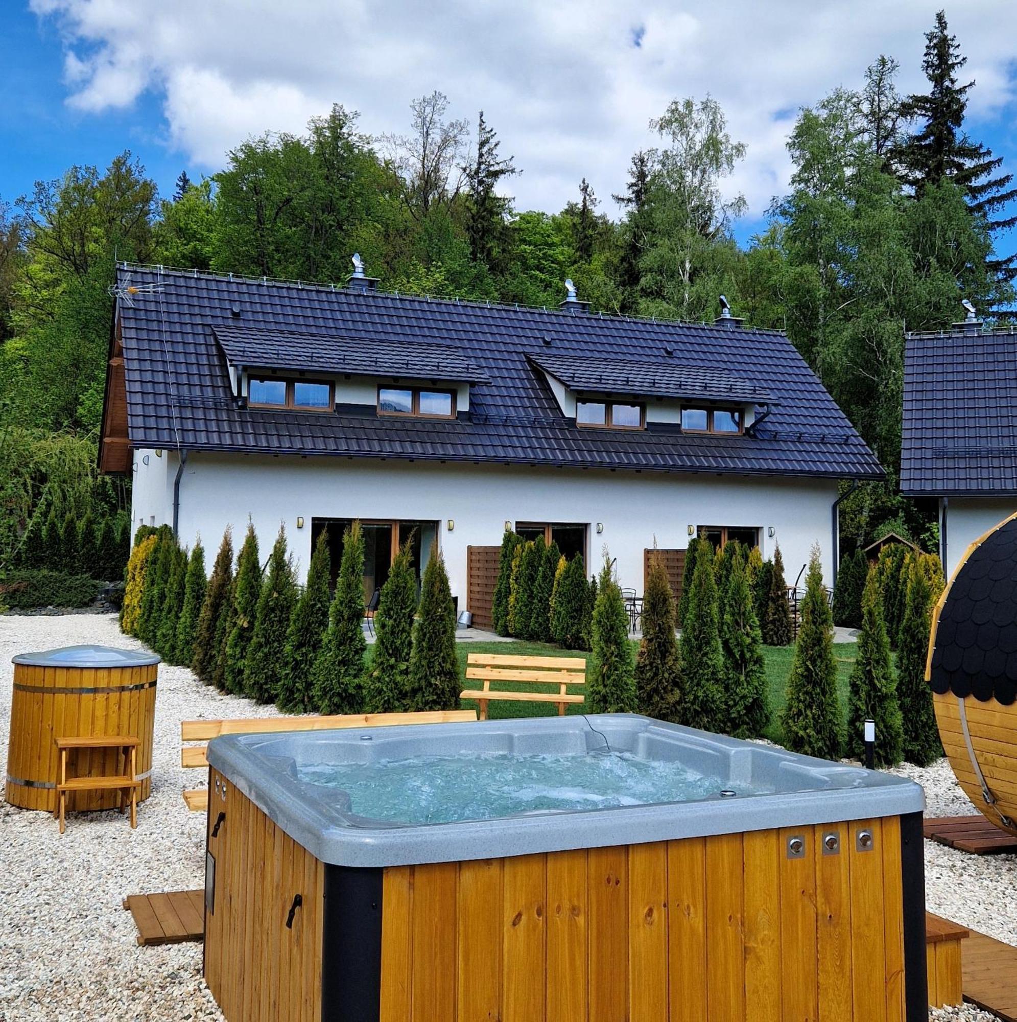 Widokowo - Domki Z Widokiem Na Sniezke Z Jacuzzi I Sauna カルパッチ エクステリア 写真